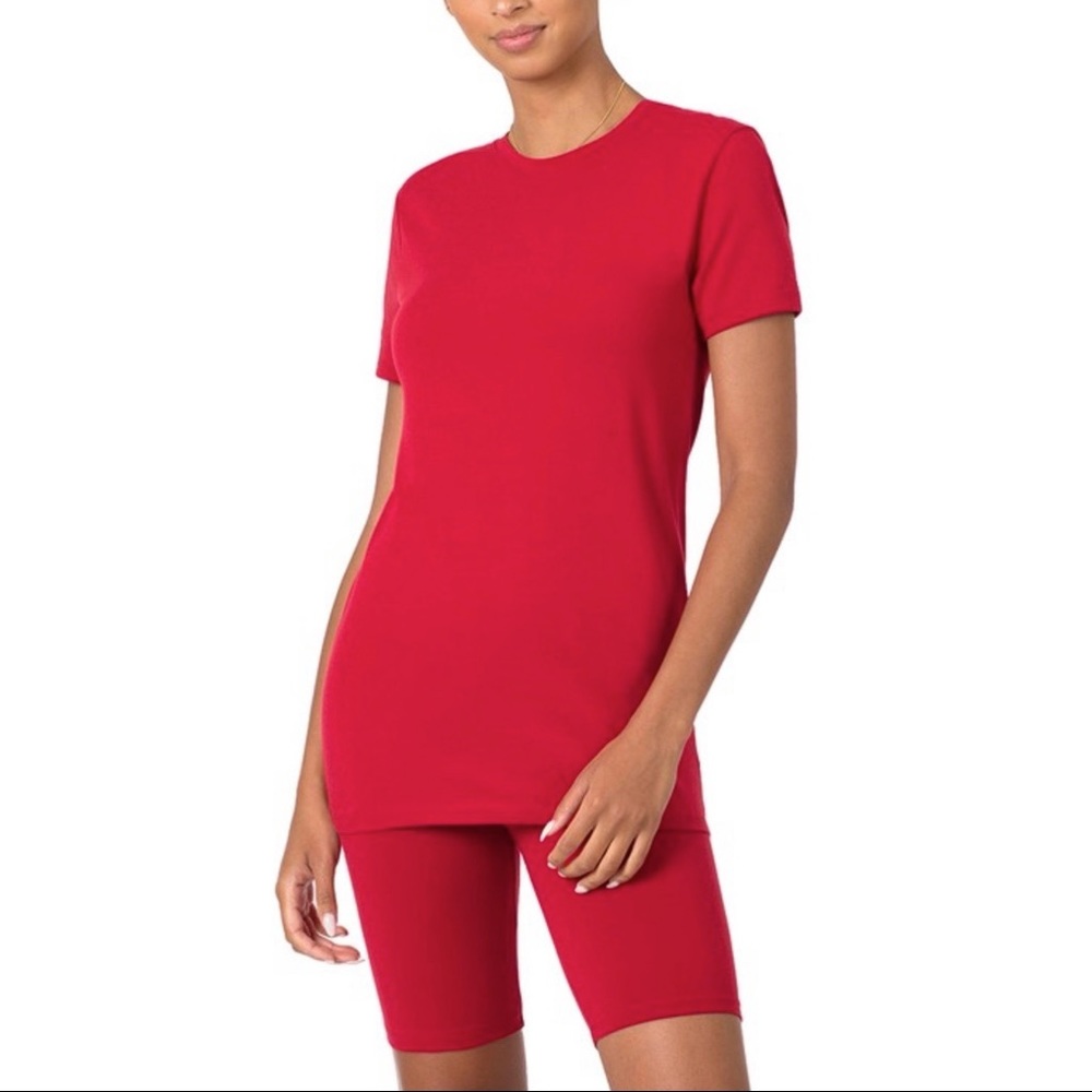 Biker Shorts Set (Red)